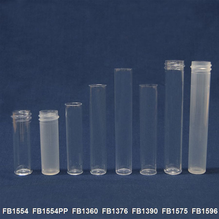 P1046 - 5.0mL volume, Flat Bottom Tubes 16x54mm (external) polystyrene ...