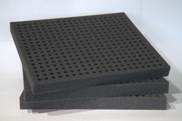 RKF16 -  Foam racks 30mm deep to hold 224 15mm tubes in a 14x16 matrix.