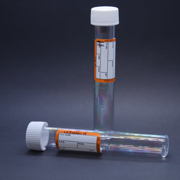 H9940 - 10mL Lithium Heparin 15x96 Polystyrene Tube