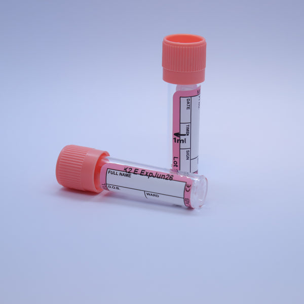 1.0 mL K₂EDTA Polystyrene Blood Collection Tubes (9×44 mm) – K2130