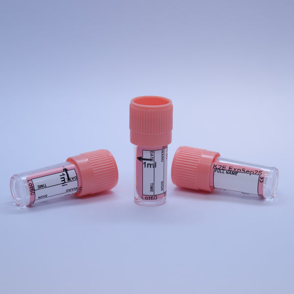 1.0 mL K₂EDTA Polystyrene Blood Collection Tubes (9×30 mm) – K2230