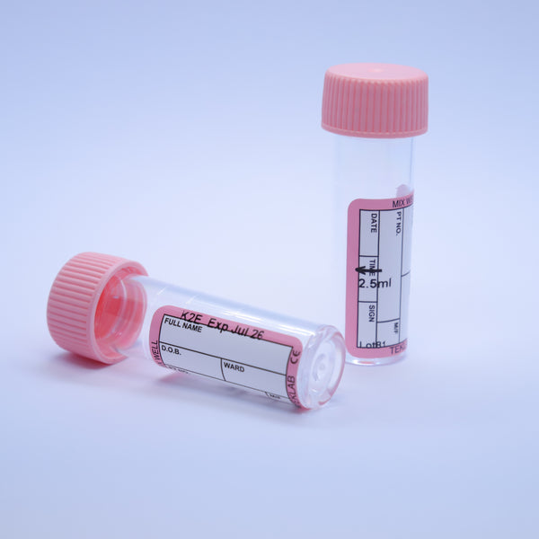 2.5 mL K₂EDTA Polystyrene Blood Collection Tubes (15×54 mm) – K4740