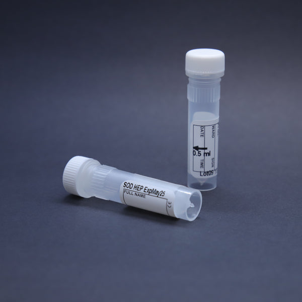 0.5 mL Sodium Heparin Polypropylene Blood Collection Tubes (10×45 mm) – NH100PP
