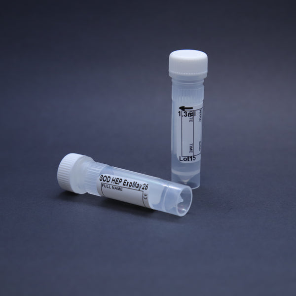 1.3 mL Sodium Heparin Polypropylene Blood Collection Tubes (10×45 mm) – NH200PP
