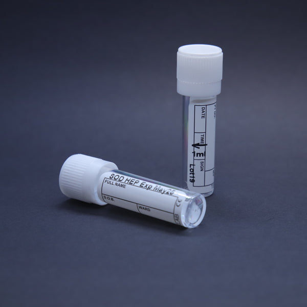 1.0 mL Sodium Heparin Polystyrene Blood Collection Tubes (9×44 mm) – NH2130