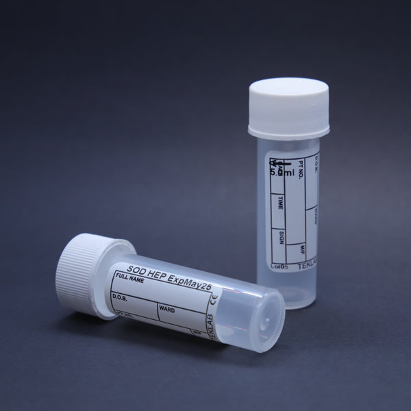 5.0 mL Sodium Heparin Polypropylene Blood Collection Tubes (15×54 mm) – NH600PP